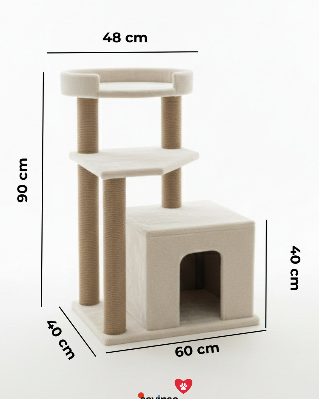 Sparta Krem Kedi Evi, Yuvalı Tırmalama Evi