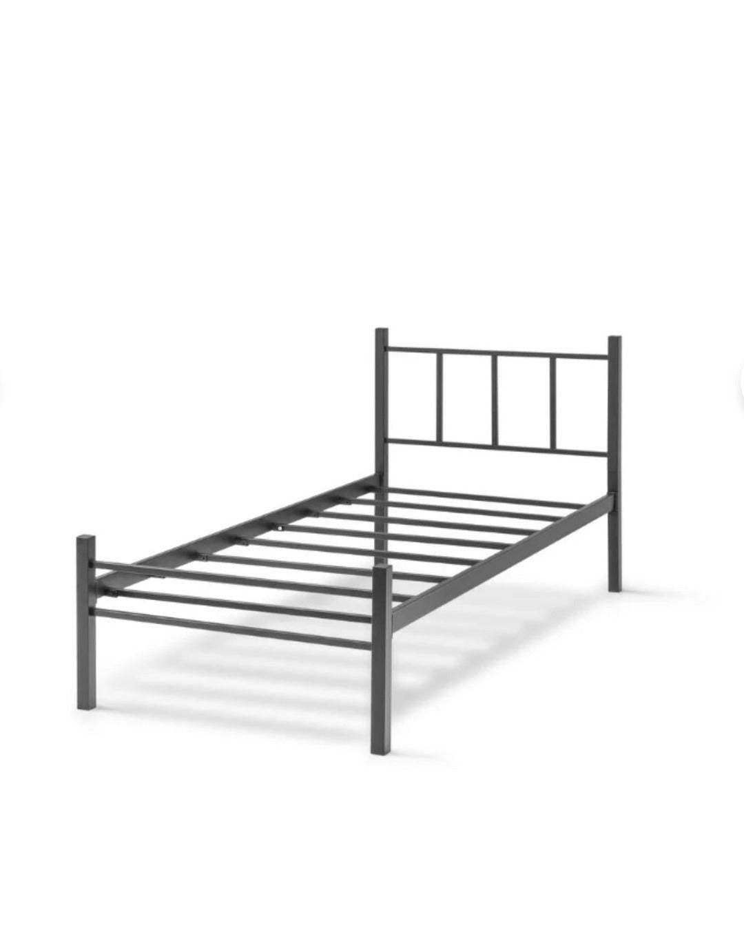 Tek Kişilik Ferforje Metal Karyola Siyah