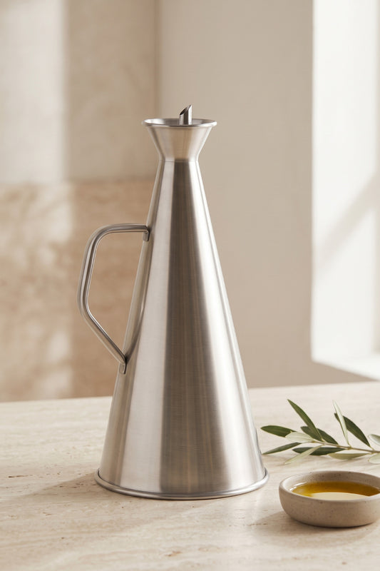 Olea Mini Paslanmaz Çelik Yağdanlık — 650 mL