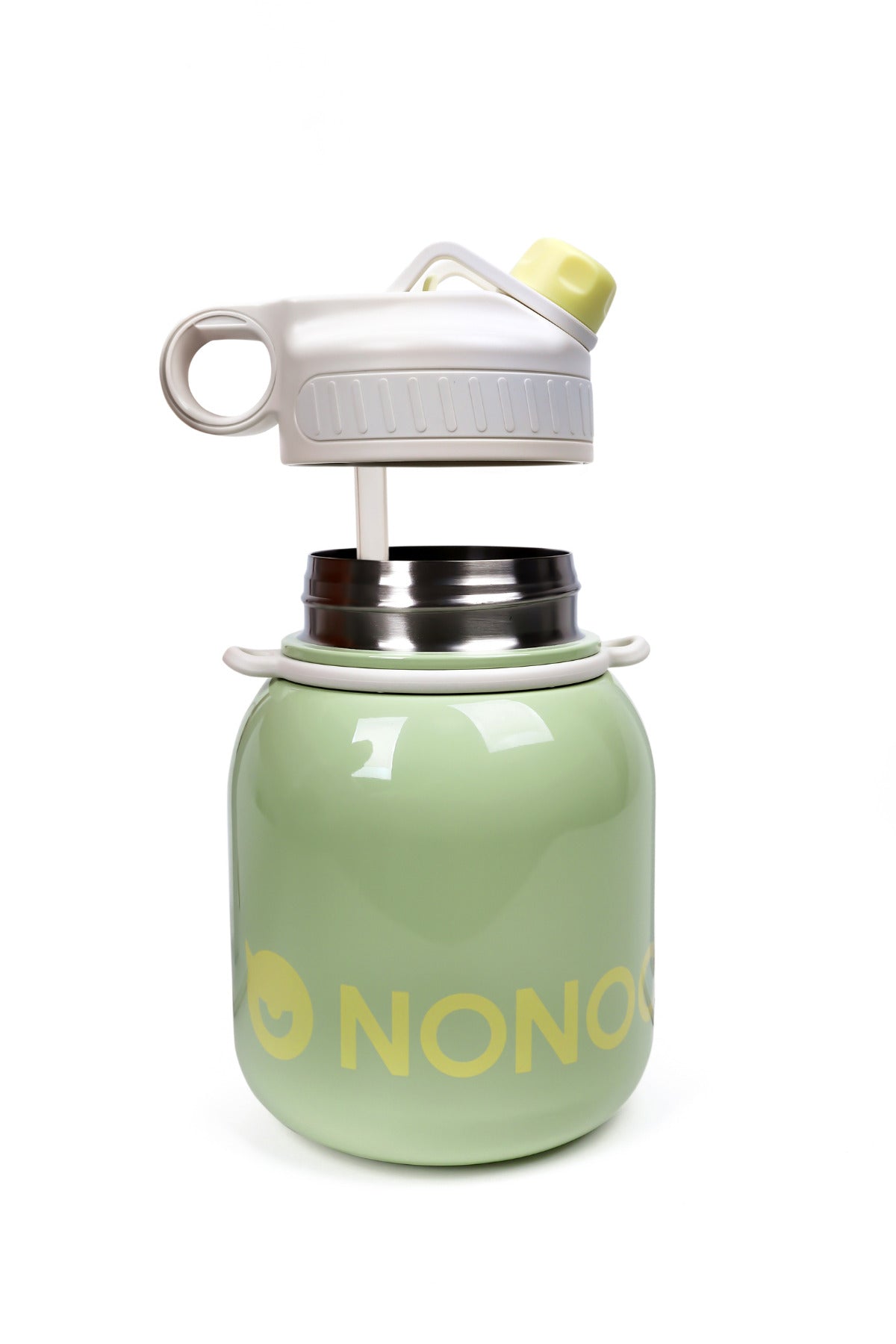 Nonoo 316 Çelik 1 Litre Mor Termos - Çift Katmanlı Yalıtım, Koku Tutmaz, Hafif ve Sağlam