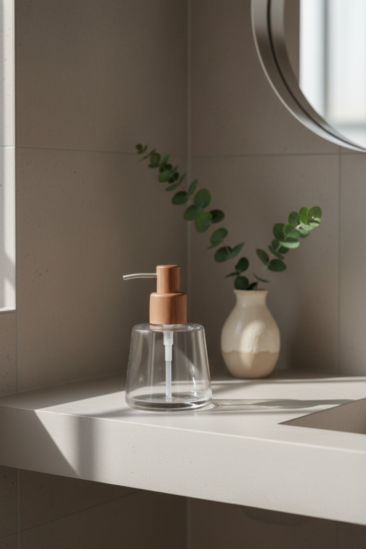 Akasya Kapaklı Boho Banyo Sabunluk