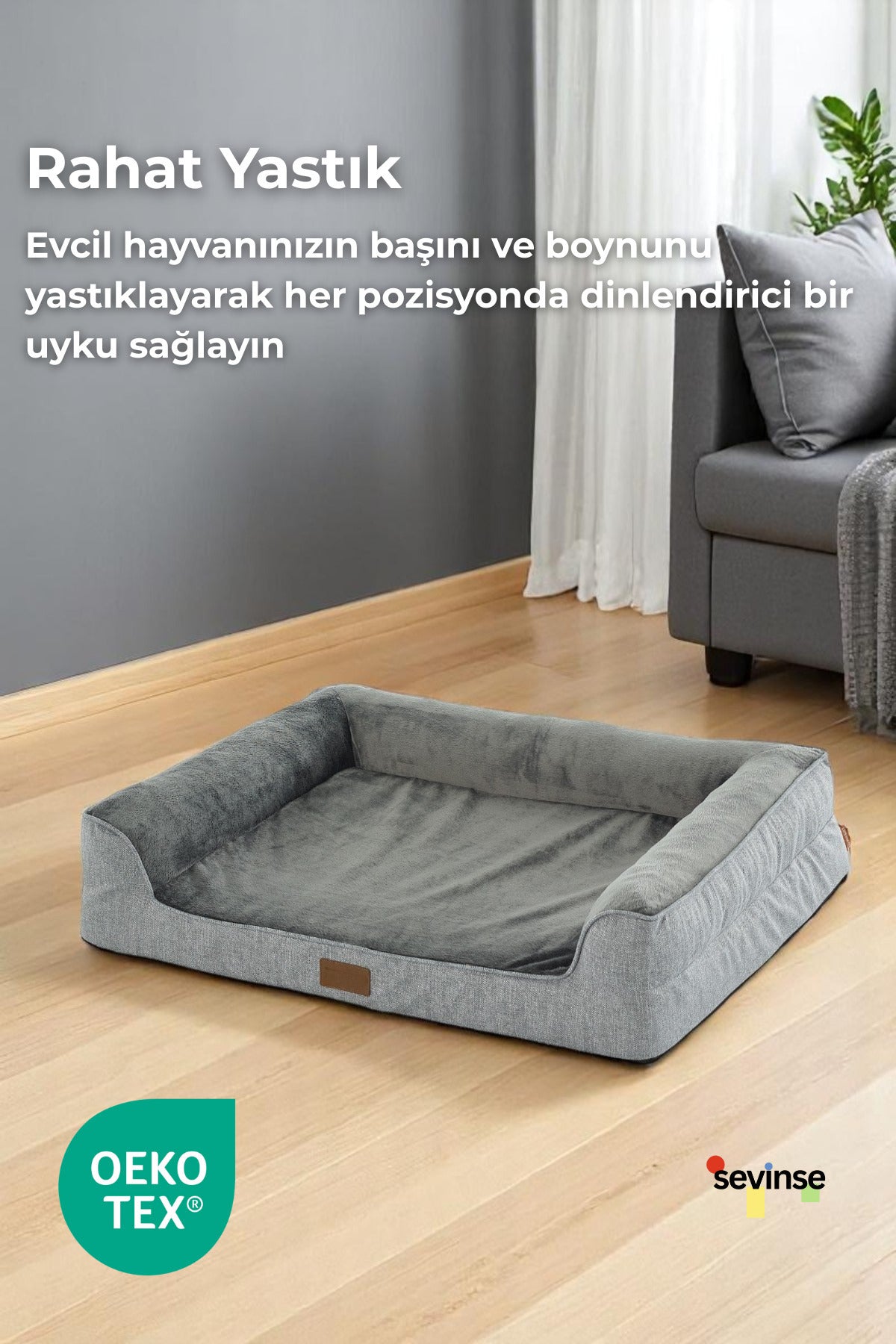 Astro Ortopedik Yıkanabilir Visco Kedi ve Köpek Yatağı, Destekleyici Yatak