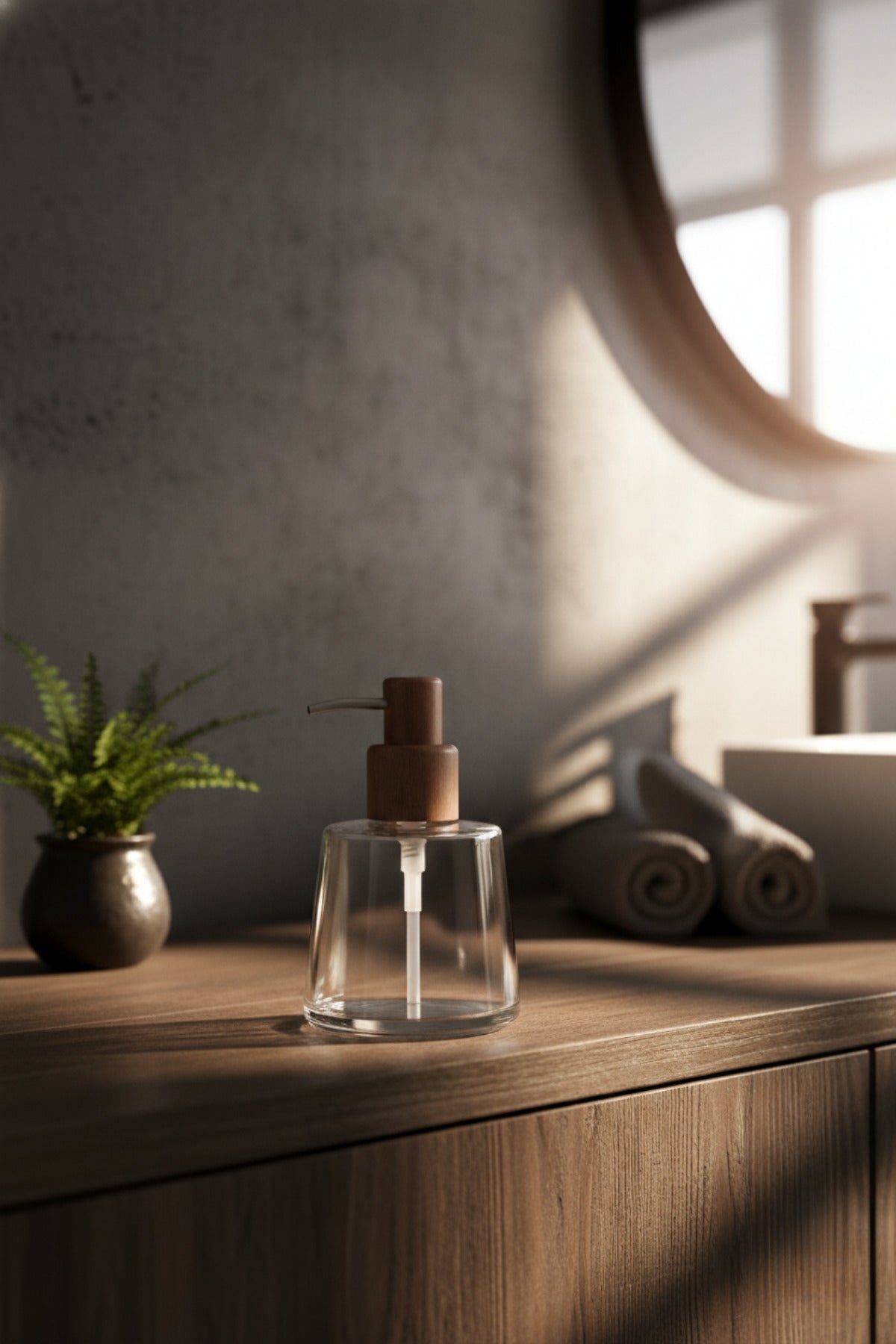 Akasya Kapaklı Boho Banyo Sabunluk