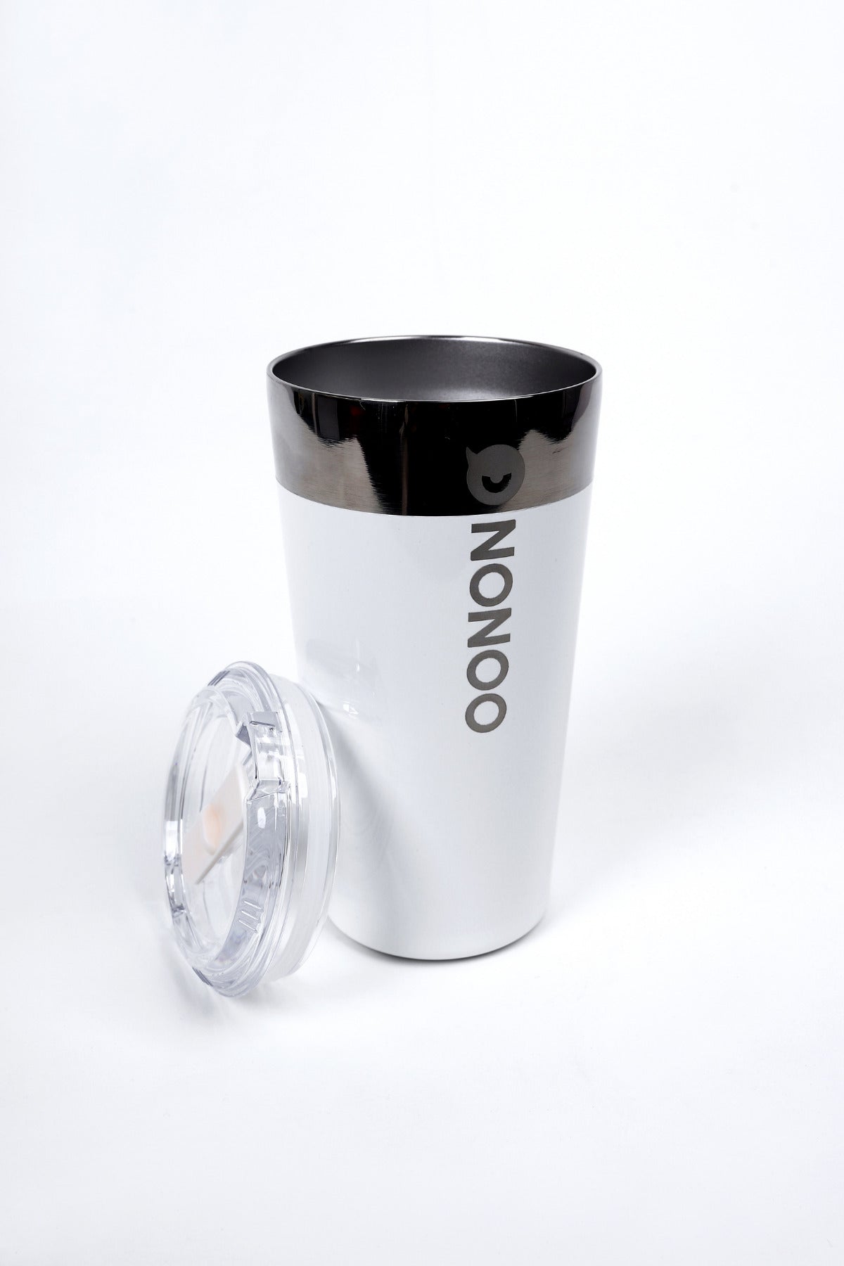 Nonoo Paslanmaz 316 Çelik Vakumlu 580mL Termos, Termos Bardak, Transit Mug Sarı
