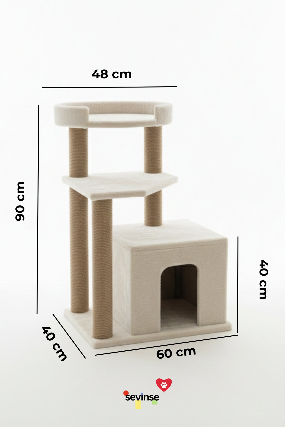 Sparta Krem Kedi Evi, Yuvalı Tırmalama Evi