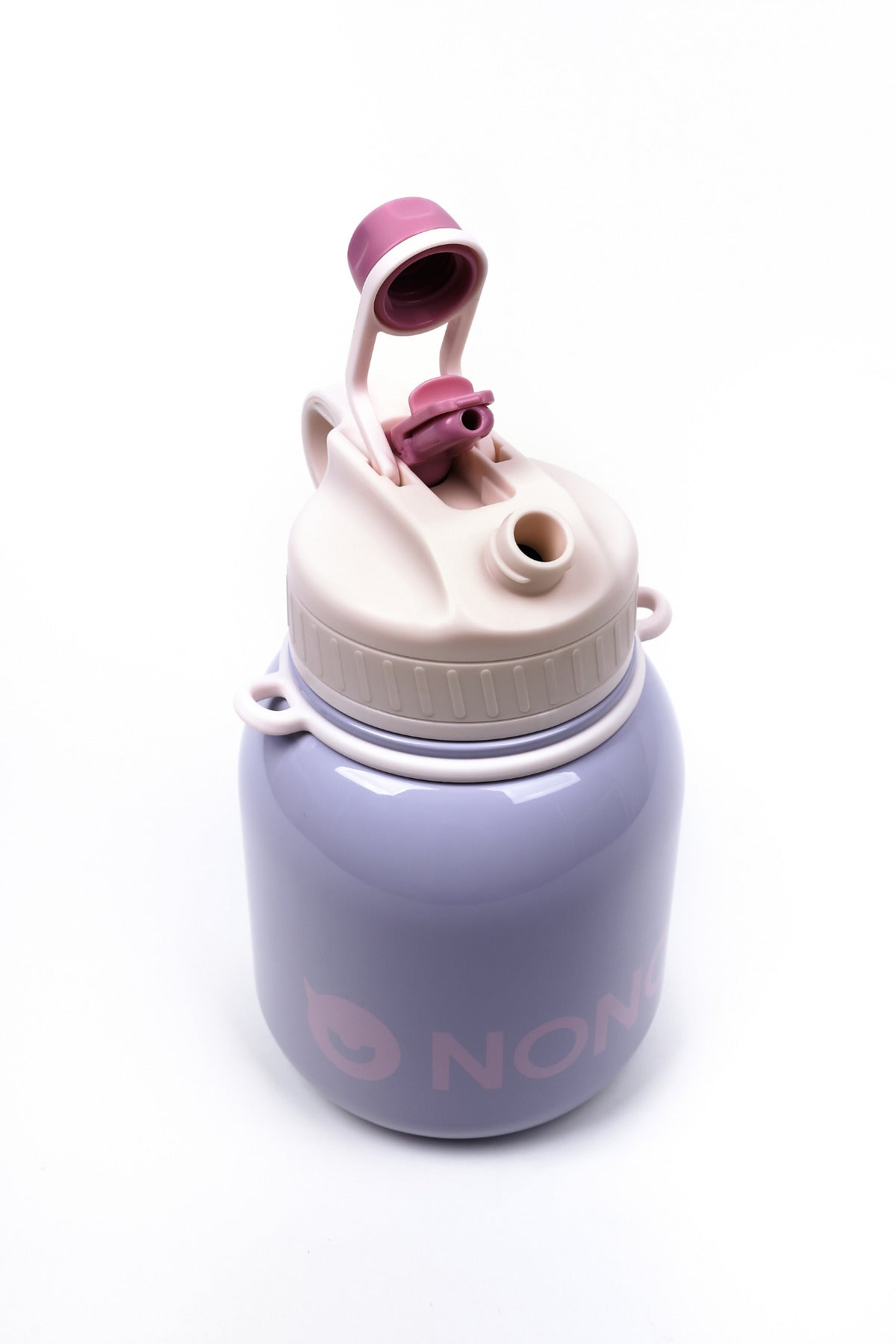 Nonoo 316 Çelik 1 Litre Mor Termos - Çift Katmanlı Yalıtım, Koku Tutmaz, Hafif ve Sağlam