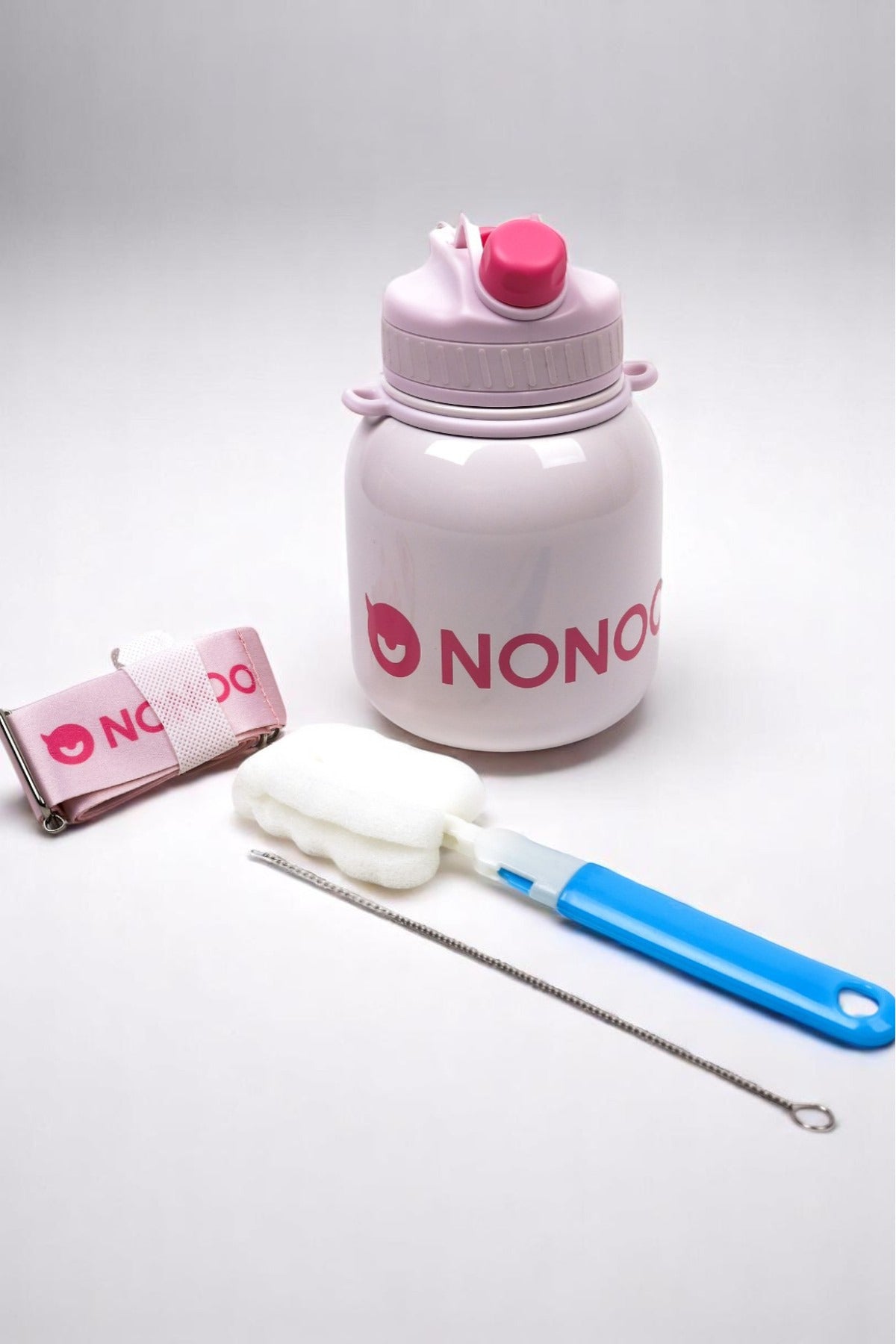 Nonoo 316 Çelik 1 Litre Mor Termos - Çift Katmanlı Yalıtım, Koku Tutmaz, Hafif ve Sağlam