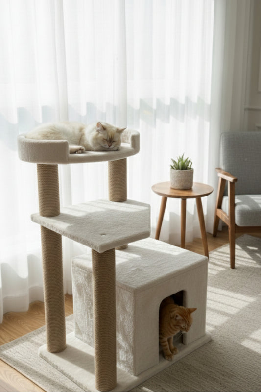 Sparta Krem Kedi Evi, Yuvalı Tırmalama Evi