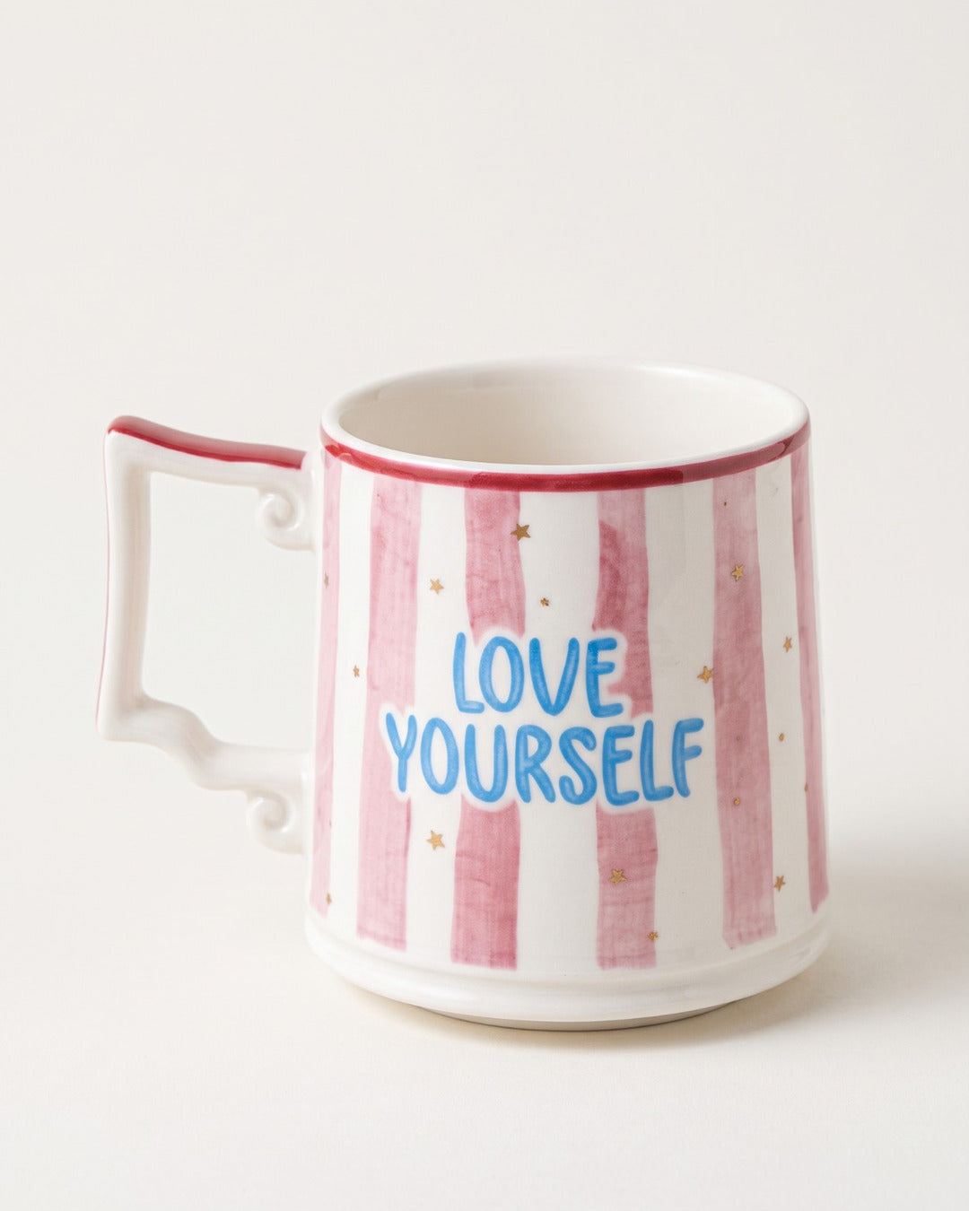 FELİSA Love Yourself porselen kupa — ana ürün, beyaz fon