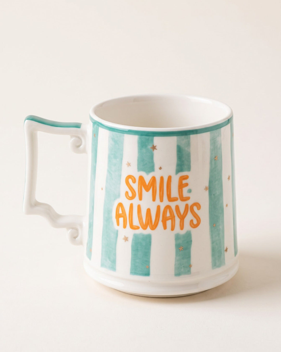 FELİSA Smile Always porselen kupa — ana ürün, beyaz fon
